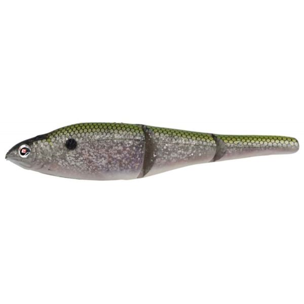 Sebile Magic Swimmer Soft Bait - 6-1/4in Holo Greenie