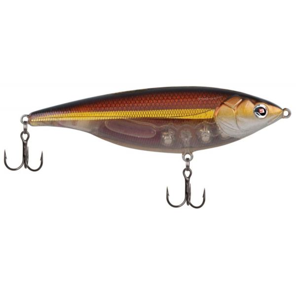 Sebile SS-090-FL Stick Shadd Lure - Floating Blood Red Amber