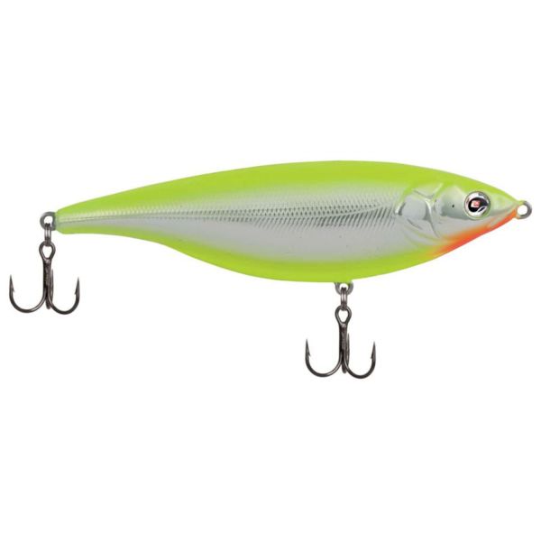 Sebile SS-090-SU Stick Shadd Lure - Suspending Chrome/Chartreuse