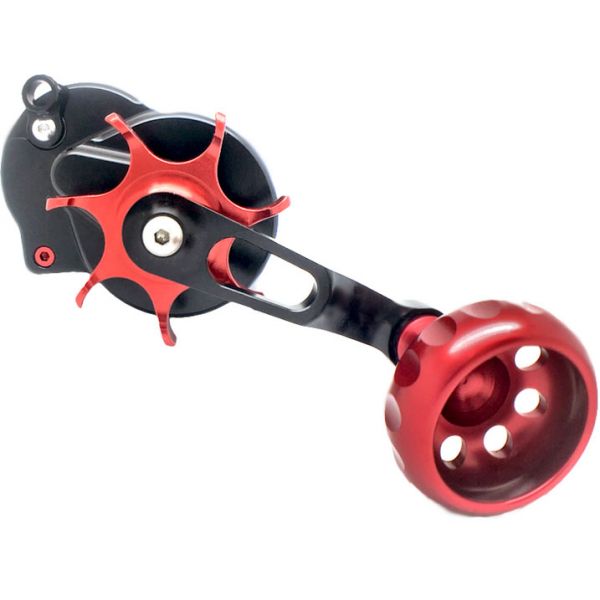 Seigler Reels R600R SM Star Mag Conventional Reel - Black/Red