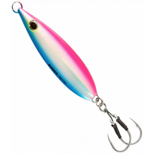 Shimano BFLFF100 Butterfly Flat-Fall Jigs 100g PB Pink Blue