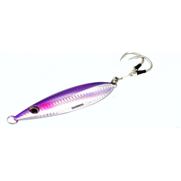 Shimano BFLFF100 Butterfly Flat-Fall Jigs 100g PS Purple Silver