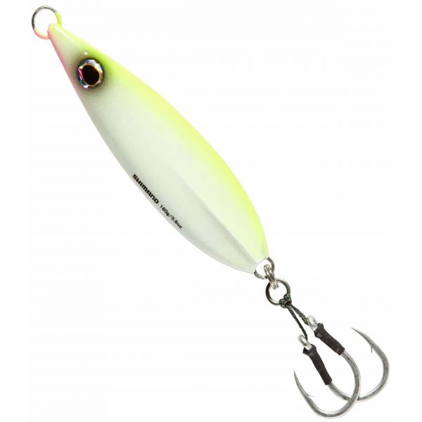 Shimano BFLFF130 Butterfly Flat-Fall Jigs 130g CW Chartreuse White