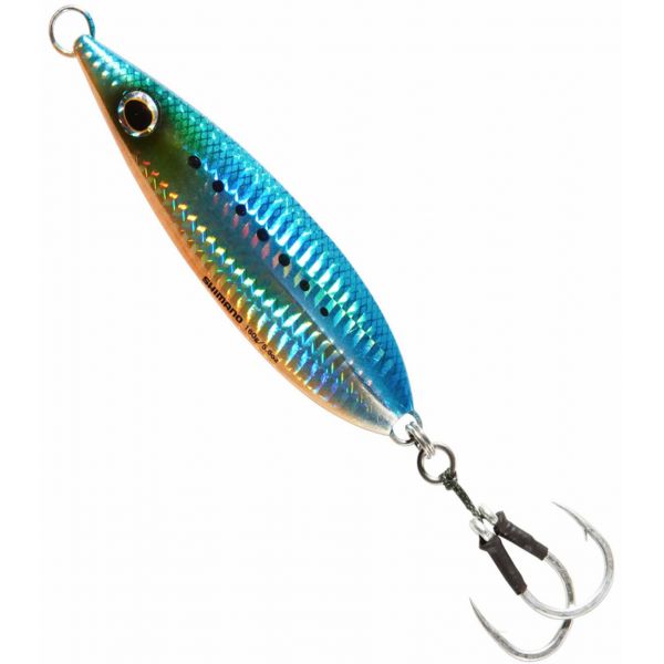 Shimano BFLFF200 Butterfly Flat-Fall Jigs - 200g BS Blue Sardine