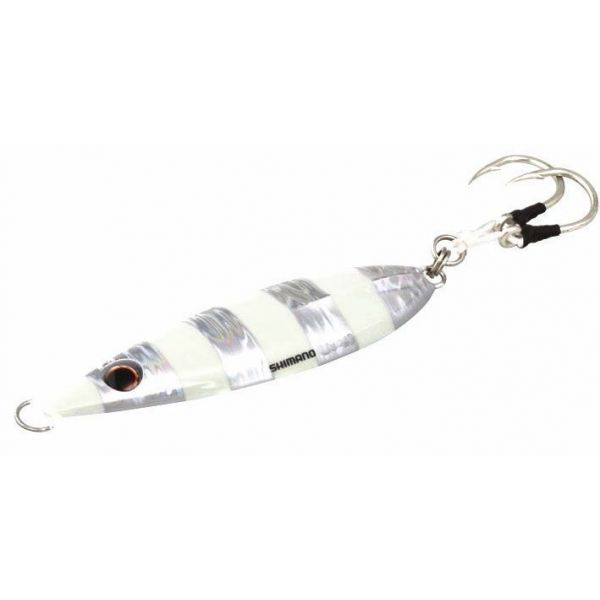 Shimano BFLFF300 Butterfly Flat Fall Jigs 300g - Zebra Glow