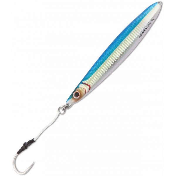 Shimano BFLFS112 Butterfly Flatside Jig - 112g Blue Sardine