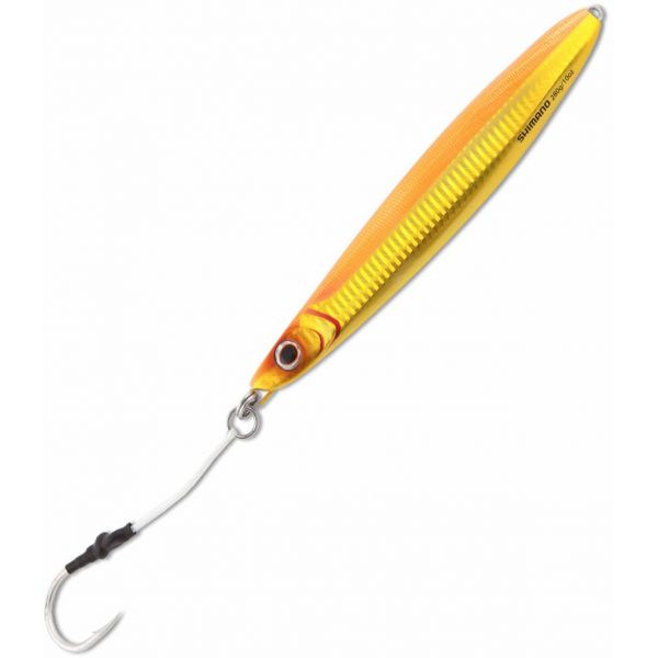 Shimano BFLFS112 Butterfly Flatside Jig - 112g Orange Gold