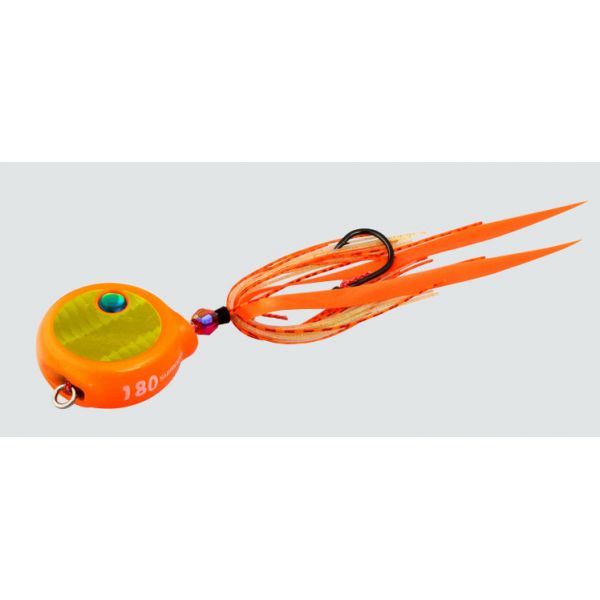 Shimano EJ706 Lucanus Flat Fall Jig - 60g Orange/Gold