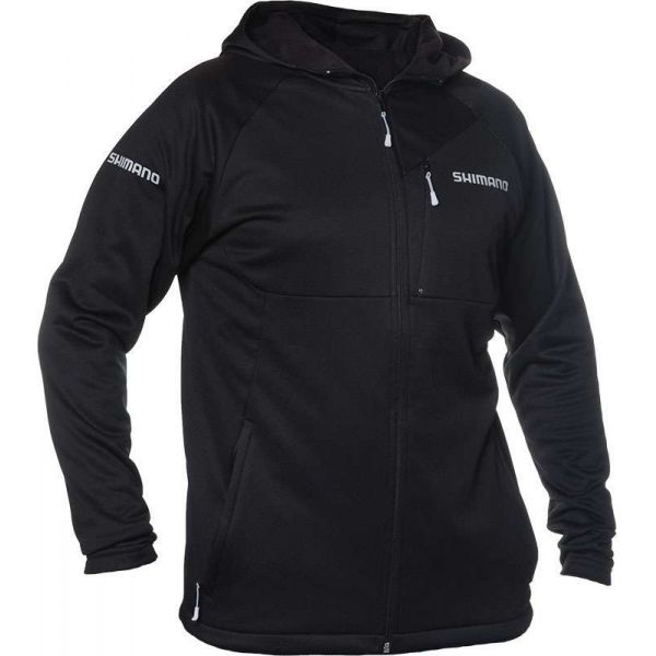 Shimano Escudo Full Zip Hoodie - Black - Medium