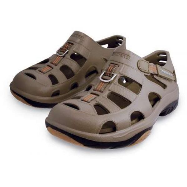 Shimano EVASH-HK Marine / Fishing Shoe Khaki/Black - Size 8