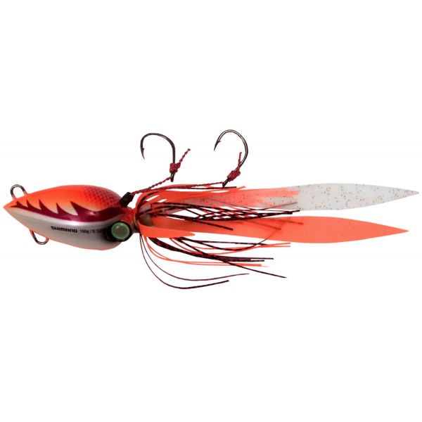 Shimano JLC150 150g/5.25oz Lucanus Jig Lures Orange/White