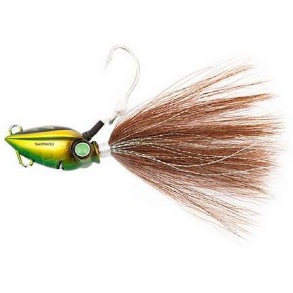 Shimano JLCBUCK100 Lucanus Bucktail Jig - 100g Blue Silver