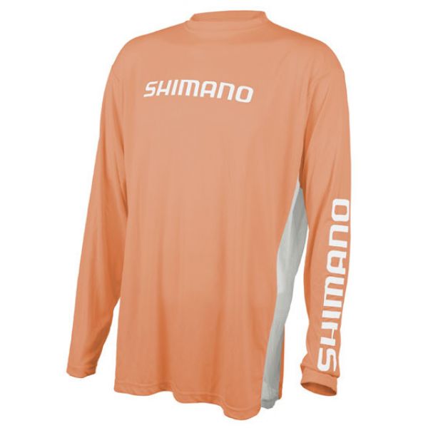 Shimano Long Sleeve Tech T-Shirt - Citrus - 2XL