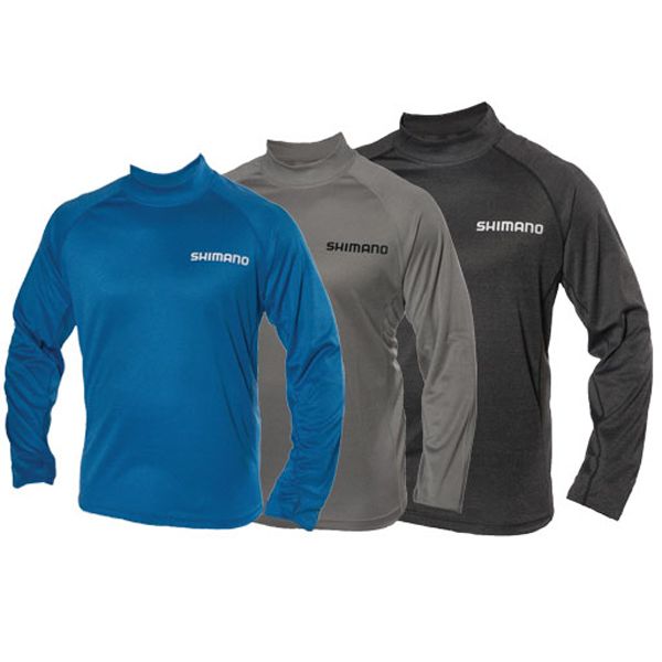 Shimano Navigation Mock Neck LS Tees