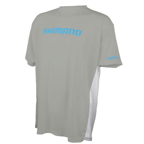 Shimano Short Sleeve Tech T-Shirt - Athletic Grey - 2XL