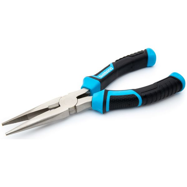 Shimano Brutas Silver Nickel 8in Needle Nose Pliers