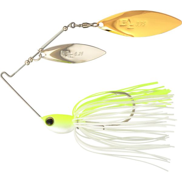 Shimano Swagy Strong Double Willow Spinnerbait - 1/2oz - Chart White