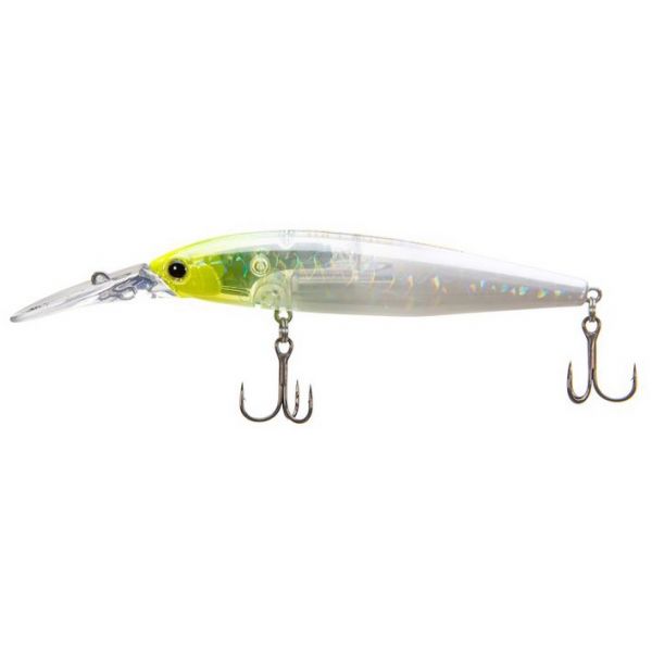 Shimano World Diver 99SP Jerkbait - Chartreuse Head