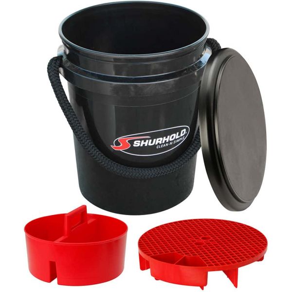 Shurhold 2462 One Bucket Kit - 5 Gallon - Black