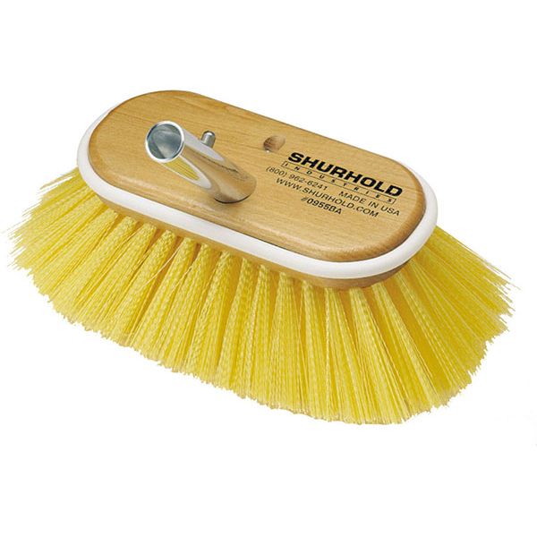 Shurhold 955 6in Polystyrene Medium Bristle Deck Brush