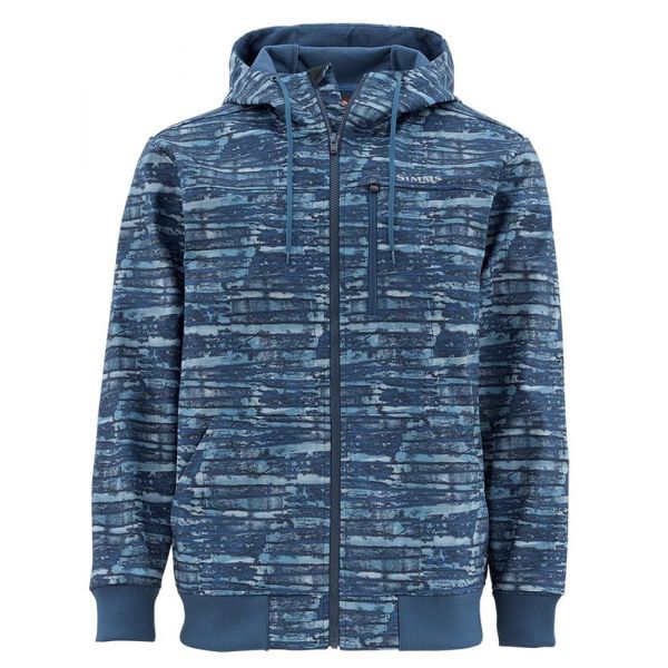 Simms PG-10776 Rogue Fleece Hoody - Water Print Dusk - Small