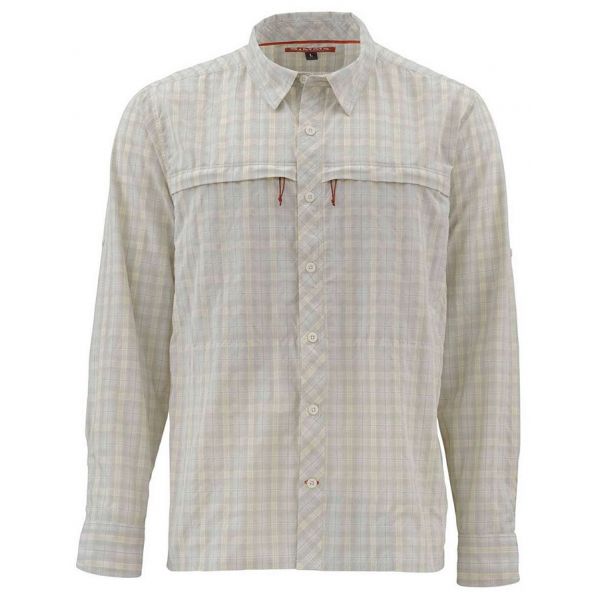 Simms PG-10801 Stone Cold Shirt - Birch Plaid Small