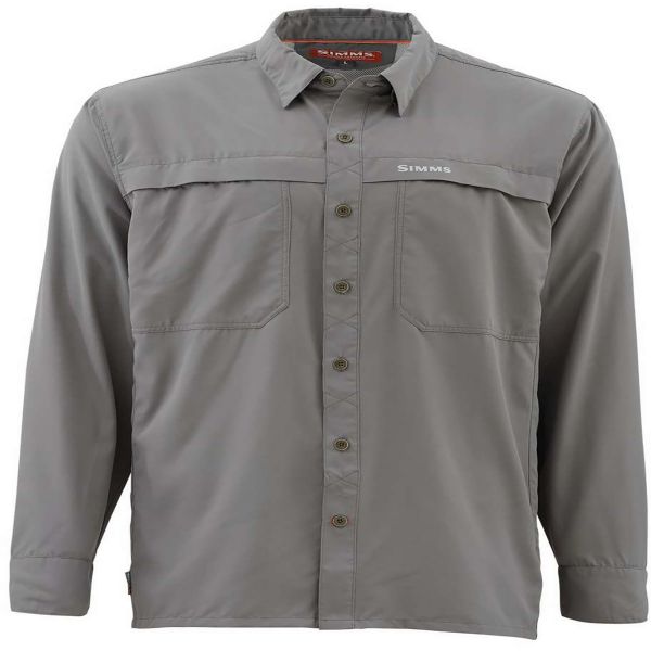 Simms PG-10802 EbbTide LS Shirt - Pewter Small