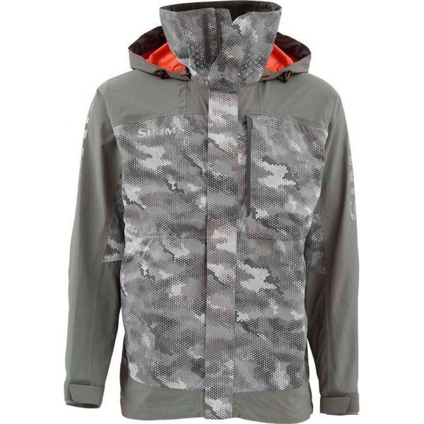 Simms 11243-091 Challenger Jacket - Hex Camo Boulder