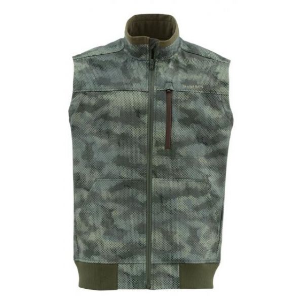 Simms Rogue Fleece Vest - Hex Camo Loden - Small