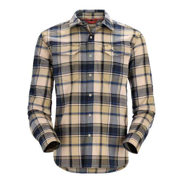 Simms Gallatin Flannel Fishing Shirt - Multicolored Stripe