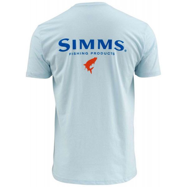 Simms Tarpon Short Sleeve T-Shirt - Gulf Blue - Large