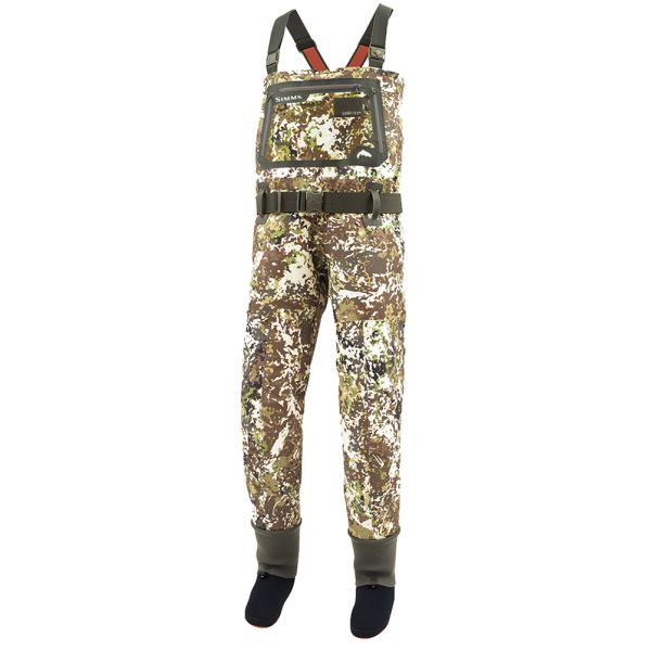 Simms River Camo G3 Guide Stockingfoot Wader - Large (9-11 Foot)