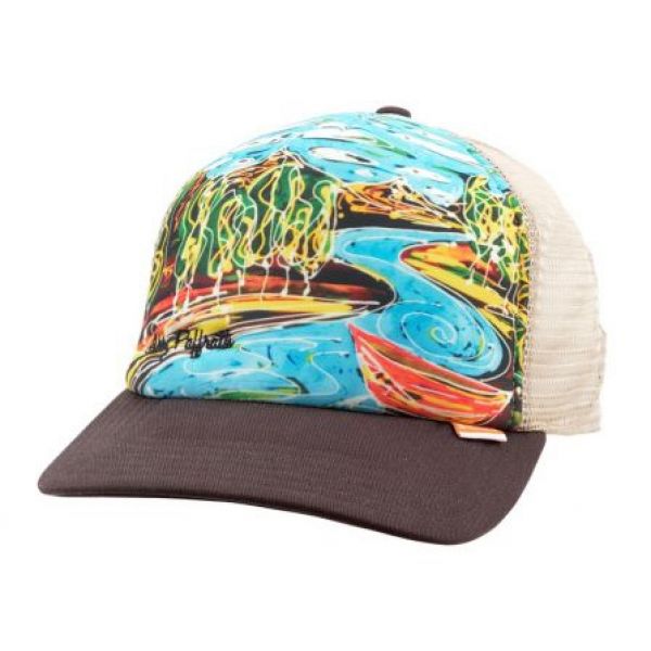 Simms PG-12210 Artist Trucker Hat - Dripping Trees - Bark