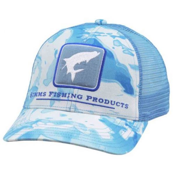 Simms Tarpon Icon Trucker Hat - Cloud Camo Blue