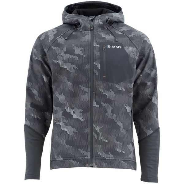 Simms Katafront Hoody - Hex Camo Carbon - Small