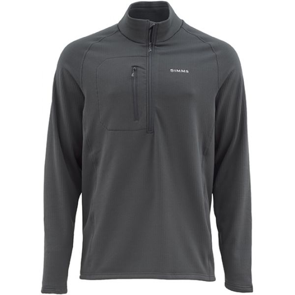 Simms Fleece Midlayer Top - Raven - Small