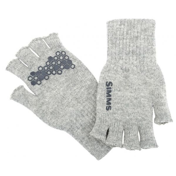 Simms Wool Half Finger Gloves - Small/Medium