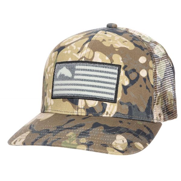 Simms Tactical Trucker Hat - Riparian Camo