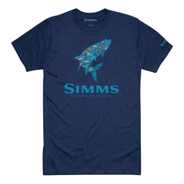 Simms Tarponscape Short Sleeve T-Shirt - Small