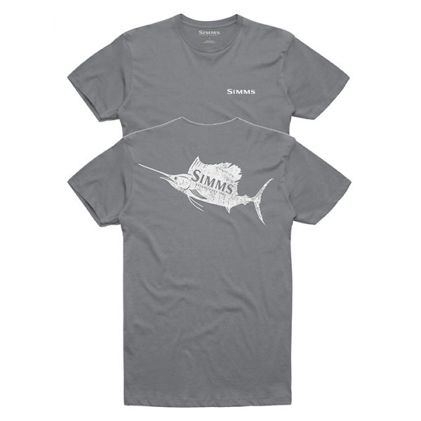 Simms Marlin Stamp Short Sleeve T-Shirt - Medium