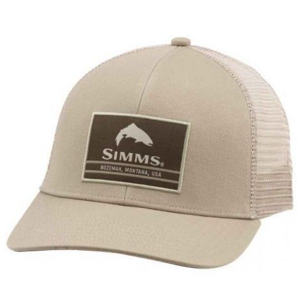 Simms Original Patch Trucker Hat - Tan