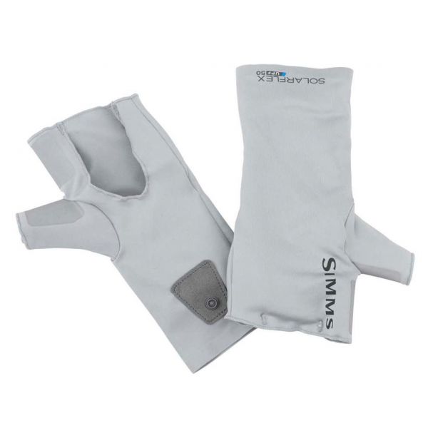 Simms PG-12703 Solarflex No Finger Sun Glove Ash - S/M