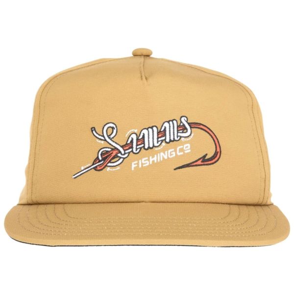 Simms Unstructured Flat Brim Cap - Camel