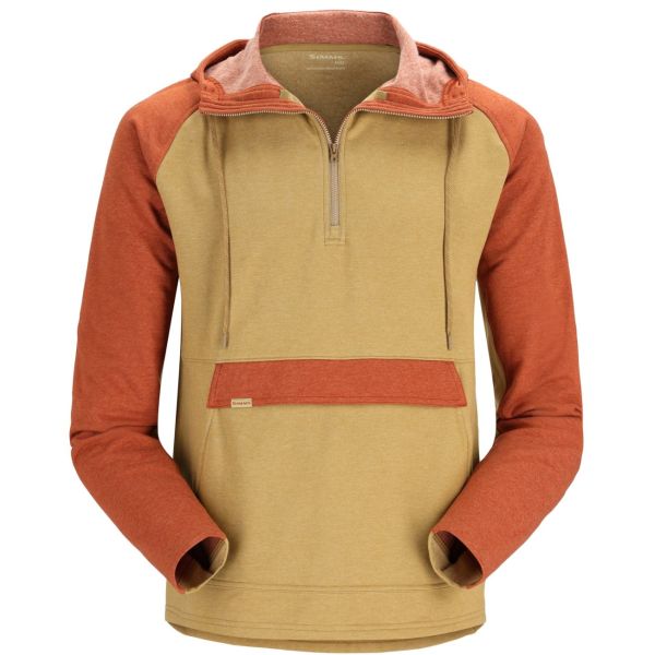 Simms Men's Vermilion Hoody - Camel Heather/Clay Heather - Small