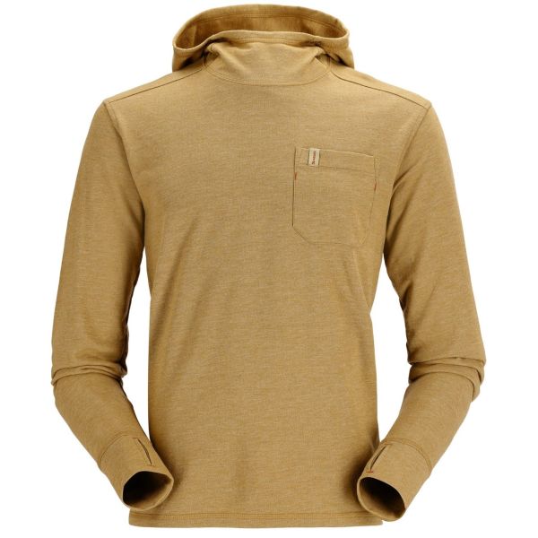 Simms Men's Henry's Fork Hoody - Camel Heather - Small