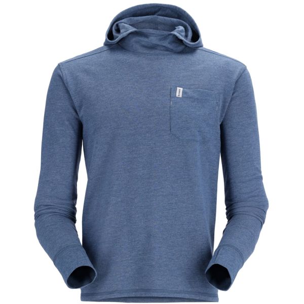 Simms Men's Henry's Fork Hoody - Navy Heather - Small