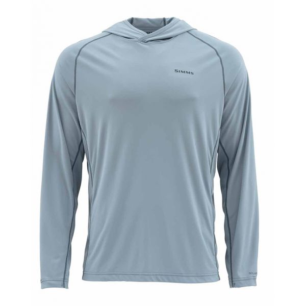 Simms Bugstopper Solarflex Hoody - Grey Blue - 2XL