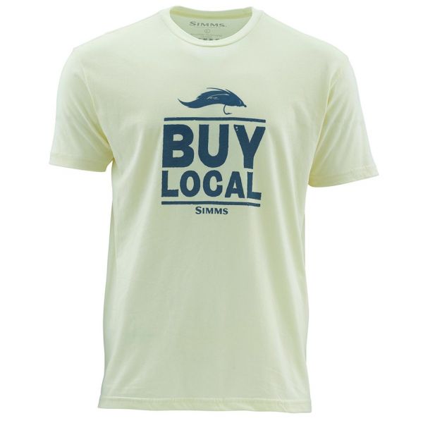 Simms Buy Local Salt Short Sleeve Shirt - 2X-Large