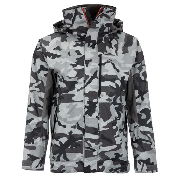 Simms Challenger Fishing Jacket - Woodland Camo Steel - 3X-Large