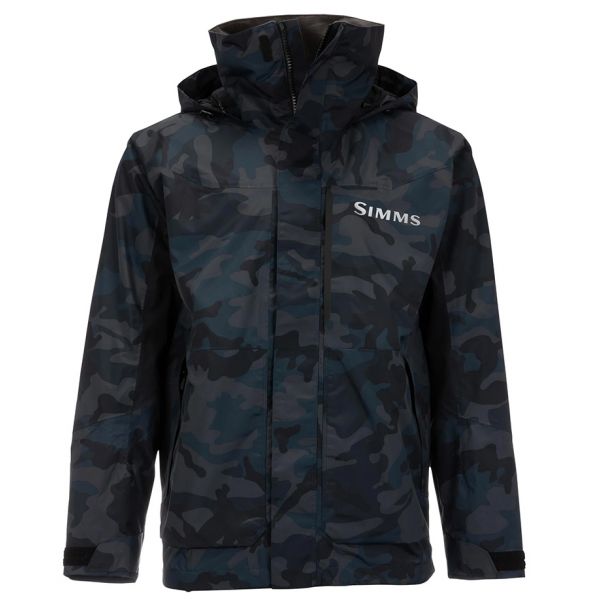 Simms Challenger Fishing Jacket - Woodland Camo storm - 2X-Large